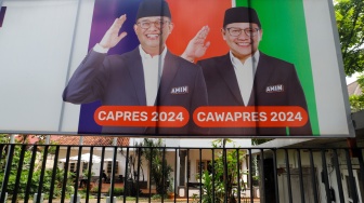 Suasana di Rumah Pahlawan Nasional Moh Yamin di Jalan Diponegoro 10, Menteng, Jakarta Pusat, Senin (18/3/2024). [Suara.com/Alfian Winanto]