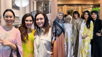 Tak Saling Sapa, Ini Adu Gaya Maia Estianty dan Mulan Jameela di Ultah Anang  Hermansyah: Sama-sama Tenteng Tas Branded!