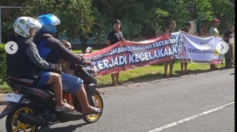 Warga Protes Jalan Rusak di Godean, Pemda DIY Pastikan Diperbaiki April Mendatang