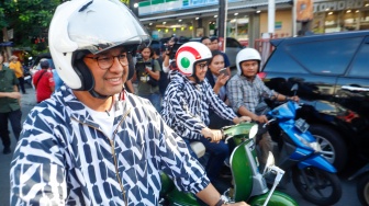 Ngabuburit ala Anies-Cak Imin: Vespaan dan 'War Takjil' di Benhil