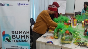 Rumah BUMN BRI Semarang Fasilitasi UMKM Jualan Hampers Lebaran