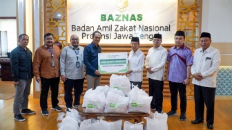 Kondisi Bencana Alam, Baznas Jateng Dapat Bantuan 1.000 Paket Sembako