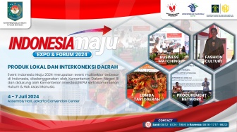 Bakal Digelar Awal Juli 2024, Indonesia Maju Expo & Forum Siap Majukan Potensi Usaha Daerah