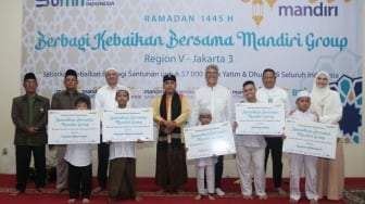 Tebar Berkah Ramadan, Bank Mandiri Santuni 750 Anak Yatim dan Dhuafa di Jagakarsa