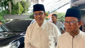 Beda dengan Prabowo, Anies Kunjungi NasDem Tower Tanpa Disambut Surya Paloh
