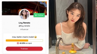 Heboh Livy Renata Dituduh 'Ngemis Online' di Trakteer, Begini Cara Klaim Rewards-nya