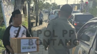 Tak Berizin, 15 Peminta Sumbangan di Bontang Diamankan Satpol-PP