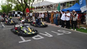 Lomba Balap Go-Kart Pertama di Sulsel Perebutkan Piala Gubernur