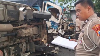 Kronologi Kecelakaan Beruntun di Jalan Raya Ngawi-Paron, Lalu Lintas Sempat Macet Total