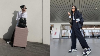 5 Outfit ke Bandara untuk OOTD Mudik Bisa Pakai Hijab ala Dian Sastrowardoyo, Isyana Sarasvati Hingga Luna Maya