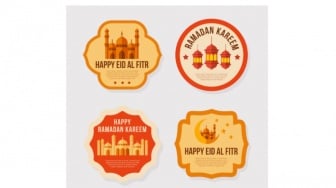 30 Gambar Stiker Toples Lebaran Lucu Gratis, Bisa Langsung Download dan Cetak!