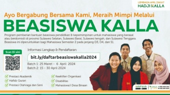 Pendaftaran Beasiswa Kalla Sudah Dibuka, Mahasiswa Asal Sulawesi Merapat