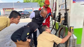 2 Mesin Dispenser SPBU di Aceh Timur Disegel karena Ini