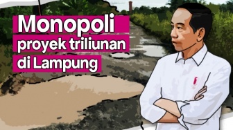 Dugaan Monopoli Proyek Jalan Triliunan di Lampung