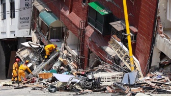 Gempa Taiwan, 52 Orang Hilang, 93 Lainnya Masih Terjebak di Reruntuhan Bangunan