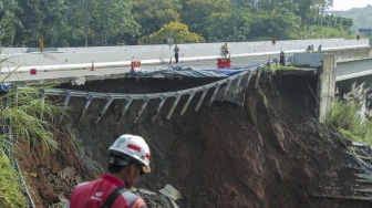 Hujan Lebat dan Drainase Buruk Diduga Picu Longsor Tol Bocimi