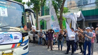 Pegadaian Medan Berangkatkan 220 Pemudik Gratis ke 6 Daerah