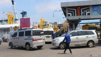 Arus Mudik di Pelabuhan Bakauheni Mulai Meningkat