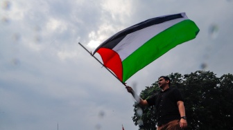 Peringati Hari Al Quds, Massa Gelar Demo Bela Palestina di Kedubes Amerika