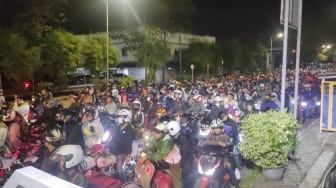 Libur Lebaran 2024 Dimulai, Pemudik Motor di Pelabuhan Ciwandan Mengular Hingga 1 Kilometer