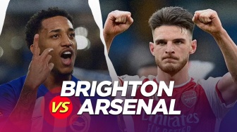 Link Live Streaming Brighton vs Arsenal di Liga Inggris, 6 April 2024