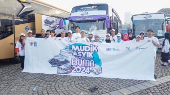 Gelar Mudik Bersama, Antam Berangkatkan 480 Peserta ke Yogya Hingga Malang