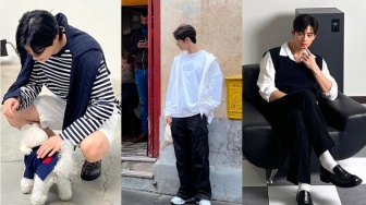 5 Style OOTD Hitam Putih ala Cha Eun Woo ASTRO, Stylish Abis!