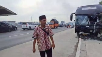 Cerita Sopir Bus Primajasa soal Tabrakan Maut di Cikampek Km 58, Identitas Pemilik Gran Max Terungkap