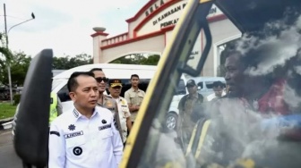 Banyak Truk Bandel Padahal Dilarang Melintas Saat Arus Mudik di Jalintim