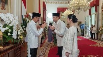 Lebaran Di Istana Negara, AHY Sampaikan Salam SBY Ke Presiden Jokowi