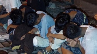 124 Remaja Diciduk Polisi Saat Konvoi Di Malam Takbiran, Kepergok Bawa Bendera Geng Hingga Petasan