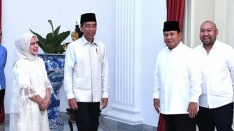 Tepis Isu Kerenggangan, Ini Momen Prabowo Silaturahmi dengan Jokowi di Istana