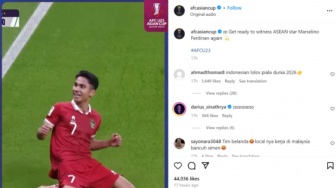 Unggah Aksi Marselino Ferdinan, AFC Akui Kehebatan Wonderkid Indonesia Ini