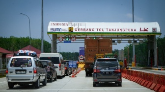 Lebaran Usai, Arus Balik di Tol Trans Sumatera Tembus 140 Ribu Kendaraan