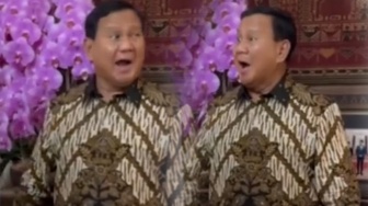 Detik-detik Prabowo Kaget saat Ngobrol dengan Cucu Zulhas, Ekspresinya Jadi Sorotan