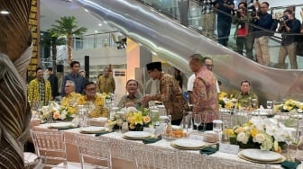Airlangga Gelar Halal Bihalal Keluarga Besar Partai Golkar, Keluarga Jokowi Turut Hadir
