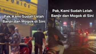 Depok Kembali Dikepung Banjir, Warga Lelah Motor Mogok, Netizen: Kaesang Jadi Solusi
