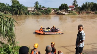 Satu Korban Tenggelam Diseret Banjir Bandang Musi Rawas Utara Belum Ditemukan