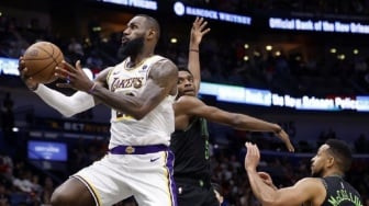 Los Angeles Lakers Melaju ke Babak Playoff NBA 2024 Usai Kalahkan New Orleans Pelicans