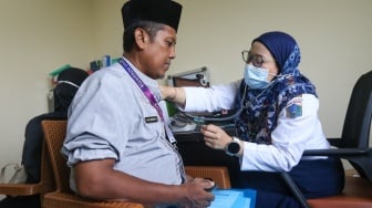 Calon Jemaah Haji Divaksin Meningitis
