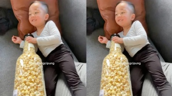Fakta Menarik Popcorn Raksasa yang Dibeli Rayyanza di London, Harganya Gak Sembarangan