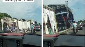 Bikin Geram, Keluarga Ini Tutup Jalur Mudik saat Gelar Resepsi di Tengah Jalan: Jangan Nyusahin Dong!