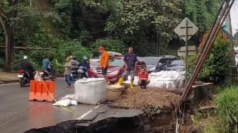 Jalur Bukittinggi-Padang Panjang Buka Tutup, Buntut Amblasnya Jalan Kelok Hantu Aia Angek Tanah Datar