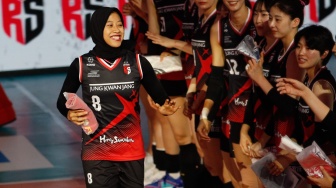 Megawati Kenalkan Ibunda ke Tim Red Sparks, Sang Kakak: Potensinya memang Kelihatan di Voli