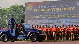 Hadiri HUT TNI AU Ke 78 Di Yogyakarta, Panglima TNI Dorong Agar AU Adaptif Terhadap Perkembangan Geopolitik Global