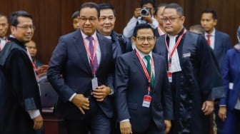 TOK! MK Tolak Gugatan Sengketa Pilpres 2024 Anies-Cak Imin