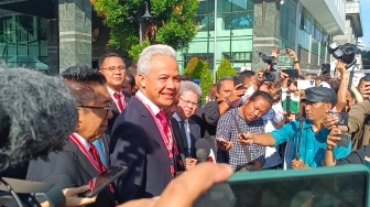 Tiba di Gedung MK, Ganjar-Mahfud Taruh Kepercayaan Sepenuhnya Kepada Hakim Konstitusi