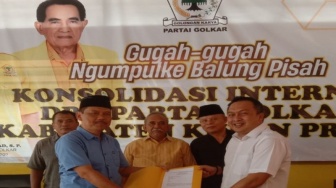 Wakil Ketua DPD Gerindra DIY Daftar Cabup Melalui Golkar Kulon Progo