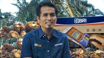 BRILink Dukung Transaksi Perbankan Masyarakat Desa Sialang Kubang Riau