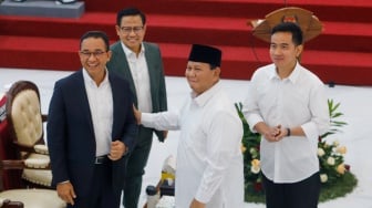 Hadiri Penetapan Prabowo-Gibran di KPU, Anies dan Cak Imin Tunjukkan Sikap Gentleman